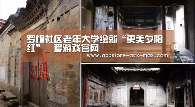 罗桐社区老年大学绘就“更美夕阳红”_ 爱游戏官网(图1) 爱游戏官网